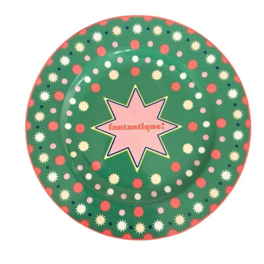 Anthropologie Dessert Canape Plate Set Of 4 By Maeve Gift Side Salad Plates NIB